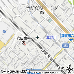 兵庫県加古川市平岡町新在家843-5周辺の地図