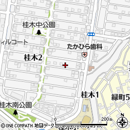 兵庫県神戸市北区桂木2丁目10-5周辺の地図