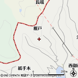 愛知県知多郡南知多町内海雁戸周辺の地図