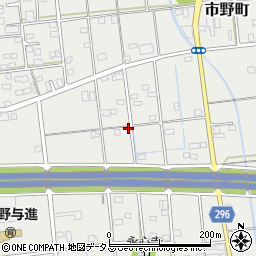 静岡県浜松市中央区市野町631周辺の地図