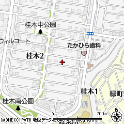 兵庫県神戸市北区桂木2丁目10-6周辺の地図
