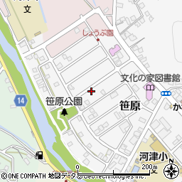 静岡県賀茂郡河津町笹原周辺の地図