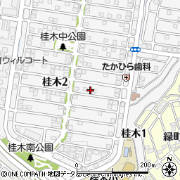 兵庫県神戸市北区桂木2丁目10-7周辺の地図