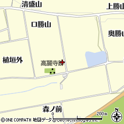 京都府木津川市山城町上狛高麗寺周辺の地図