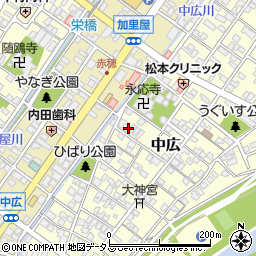 兵庫県赤穂市中広790周辺の地図