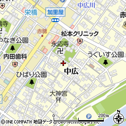 兵庫県赤穂市中広796周辺の地図