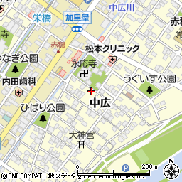 兵庫県赤穂市中広797周辺の地図