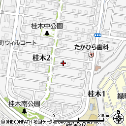 兵庫県神戸市北区桂木2丁目10-8周辺の地図