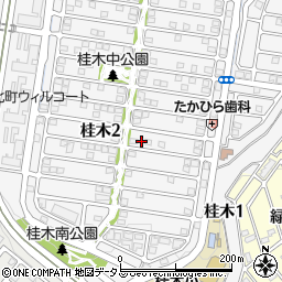 兵庫県神戸市北区桂木2丁目10-9周辺の地図
