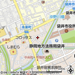 静岡県袋井市永楽町275-1周辺の地図