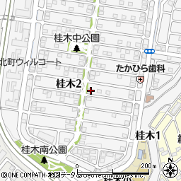 兵庫県神戸市北区桂木2丁目10-10周辺の地図