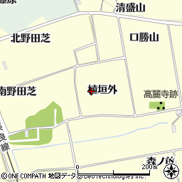 京都府木津川市山城町上狛植垣外周辺の地図