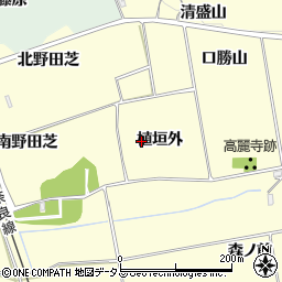 京都府木津川市山城町上狛（植垣外）周辺の地図