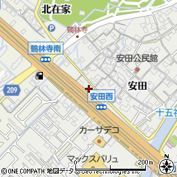 兵庫県加古川市尾上町安田606-1周辺の地図