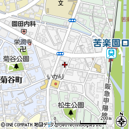 ファミーユ苦楽園周辺の地図