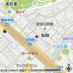 兵庫県加古川市尾上町安田669周辺の地図