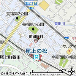 兵庫県加古川市尾上町旭周辺の地図