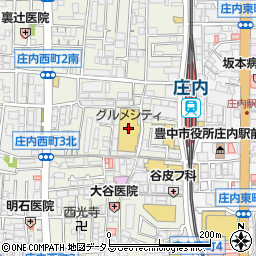 グルメシティ庄内店周辺の地図