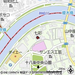 七彩大阪商品センター周辺の地図