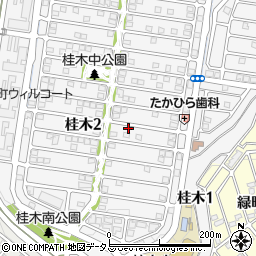 兵庫県神戸市北区桂木2丁目10-13周辺の地図