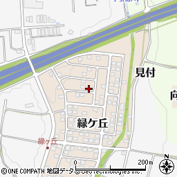 静岡県磐田市緑ケ丘周辺の地図