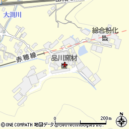 品川窯材周辺の地図