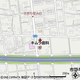 静岡県浜松市中央区市野町539周辺の地図