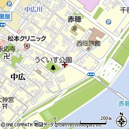 兵庫県赤穂市中広484周辺の地図