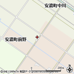 三重県津市安濃町中川13周辺の地図