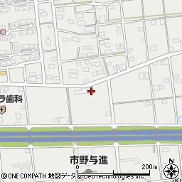 静岡県浜松市中央区市野町593周辺の地図