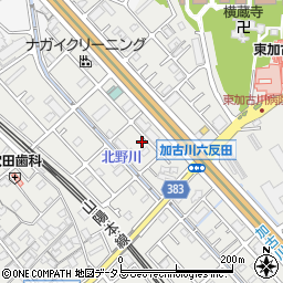 兵庫県加古川市平岡町新在家881周辺の地図
