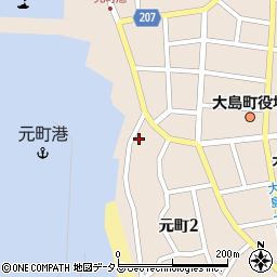 元町漁協周辺の地図