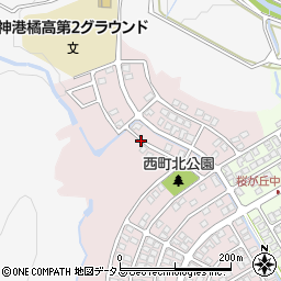 〒651-2227 兵庫県神戸市西区桜が丘西町の地図