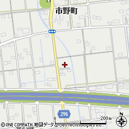 静岡県浜松市中央区市野町841周辺の地図