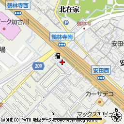 兵庫県加古川市尾上町安田617周辺の地図