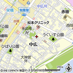 兵庫県赤穂市中広1046周辺の地図
