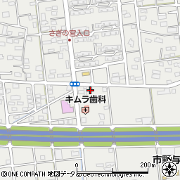 静岡県浜松市中央区市野町554周辺の地図