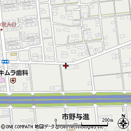 静岡県浜松市中央区市野町577周辺の地図