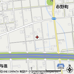 静岡県浜松市中央区市野町648周辺の地図