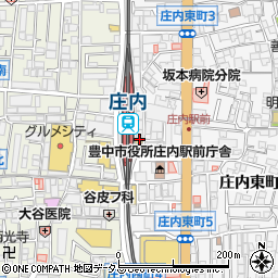 餃子の王将 庄内駅前店周辺の地図