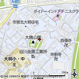 大隅神社周辺の地図