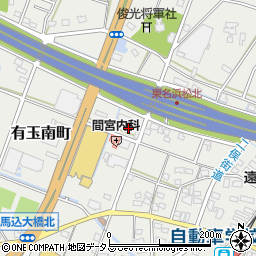 静岡県浜松市中央区有玉南町1886周辺の地図