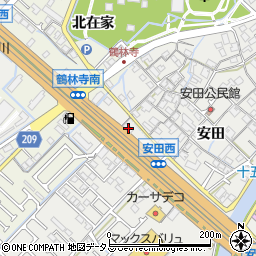 兵庫県加古川市尾上町安田607周辺の地図