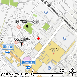 オリーブ美容室東加古川店周辺の地図