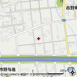 静岡県浜松市中央区市野町627周辺の地図