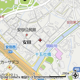兵庫県加古川市尾上町安田695周辺の地図