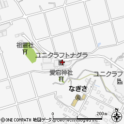 ユニクラフトナグラ株式会社　第二工場周辺の地図