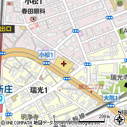 関西スーパー瑞光店周辺の地図