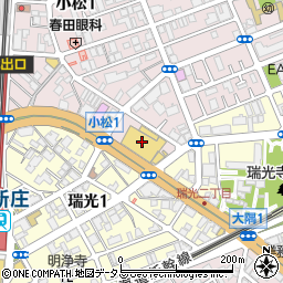 赤い靴瑞光店周辺の地図