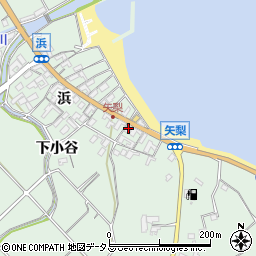 愛知県知多郡美浜町豊丘浜64周辺の地図